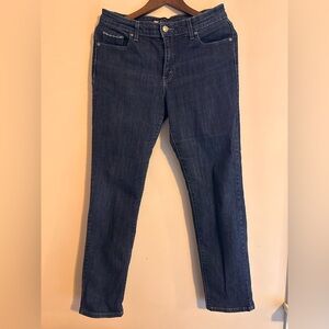 Levi’s Mid Rise Skinny Jeans Women’s Embellished Pockets Dark Washed Denim